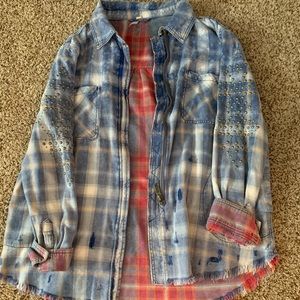 free People Oversized Flannel